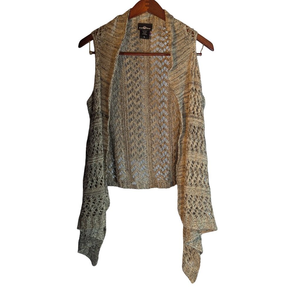 It's Our Time Women's Kimono Bohemian Sleeveless Y2k